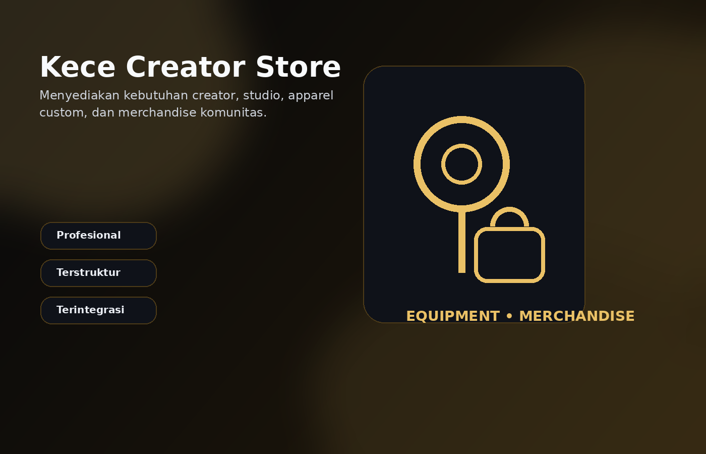 Kece Creator Store